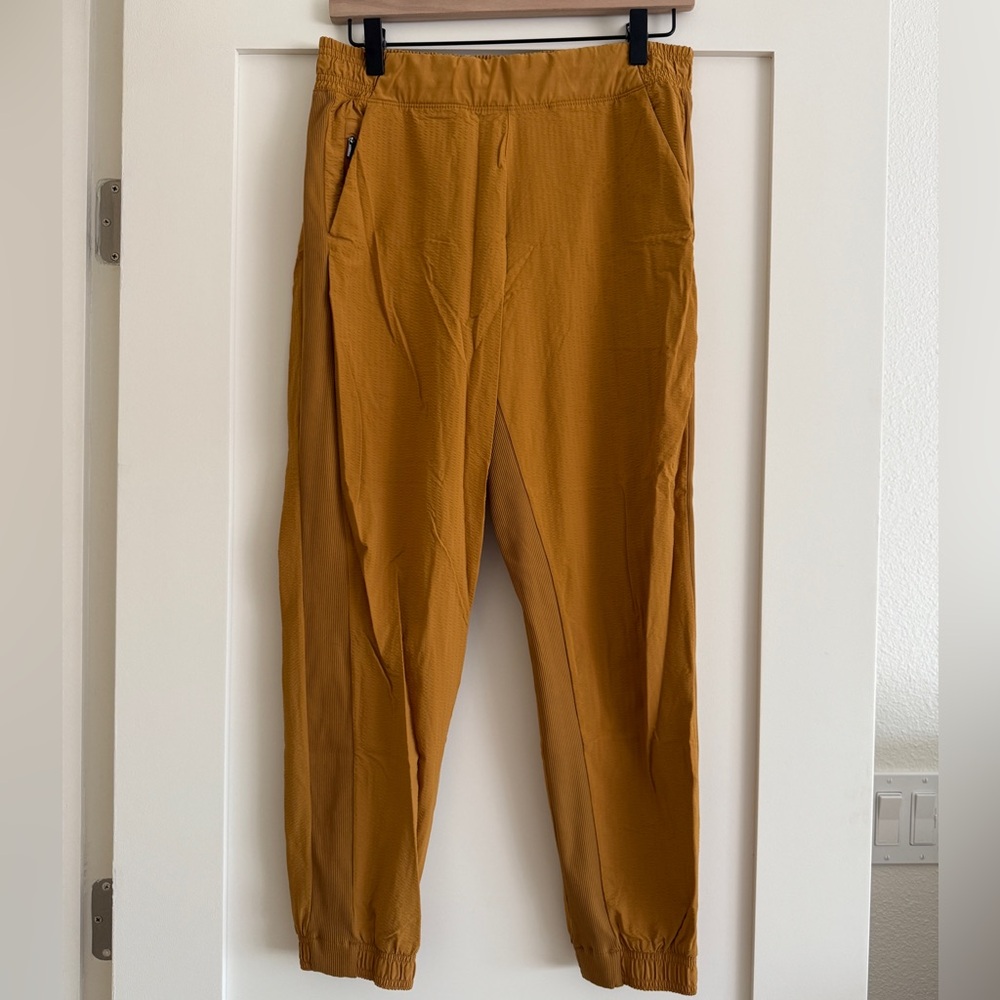 Athleta Textured Brooklyn Jogger - Golden Yellow 6P